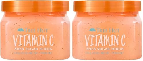 Tree Hut Vitamin C Sugar Scrub | 18 oz | Ultra Hydrating | Nourishing | Pack of 2 by TreeHut