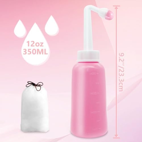 Showvigor 2 Pack Premium Peri Bottle for Postpartum Care | Upside Down Peri Bottle, Portable Bidet for Perineal Recovery and Cleansing After Birth,2pcs - Image 2