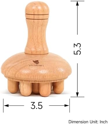Wooden Mushroom Massager, Wooden Body Contouring Therapeutic Tool - Image 4