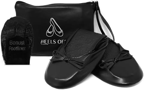 Foldable Flats for Women, Portable Ballet Shoes for Wedding &Travel Comfort by SilkyToes