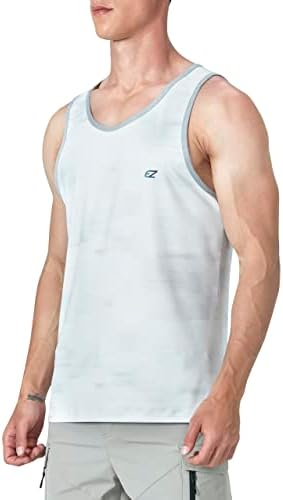 EZRUN Men's Quick Dry Workout Tank Top UPF 50+ Sweat-Wicking Gym Shirt - Image 2