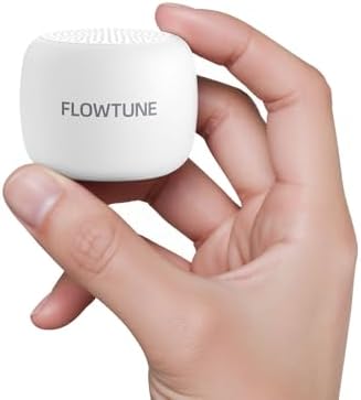 FLOWTUNE Sound Machine White Noise Machine for Baby Adults, 18 Non-looping Sounds, Timer, Memory Function, Portable Sleep Sound Therapy Gift (White) by FLOWTUNESoundWorld