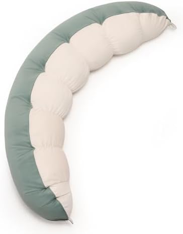 Peallow(Pat. Pend) – Long Round Body Pillow for Adults, Bolster Pillow for Sleeping, Soft and Supportive Pillow for Sleeping & Lumbar Support by Ailuteie