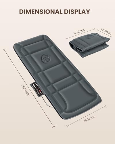 Heycool Full Body Massage Mat with Heat, Gift Men Women - Image 5