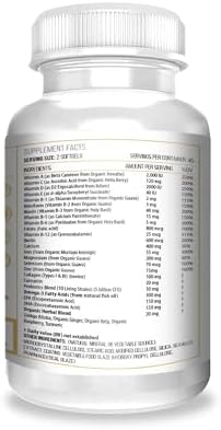 ACTIF Organic Multivitamin for Women Age 70+ with 20+ Advanced Factors and Omega-3, Non-GMO, Made in USA, 90 Count - Image 3
