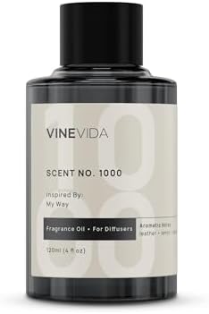 VINEVIDA (4oz) Hotel Fragrance Collection Diffuser Oil - Scents for Home - Cold Air Diffuser Oil - Essential Oil - No.1000 Inspired by My Way by VINEVIDA