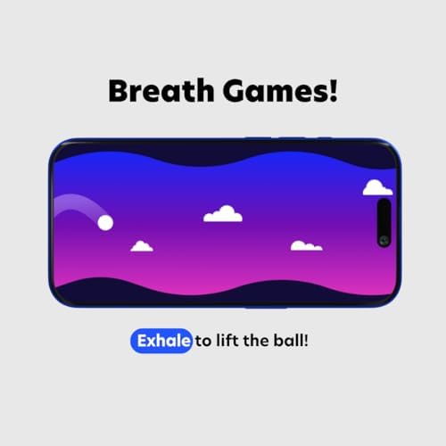 Moksha O₁ Gamified Stress & Anxiety Relief | Smart Meditation Device for Relaxation and Sleep | Interactive Breathwork & Biofeedback Tool | iOS Only (Space) - Image 6