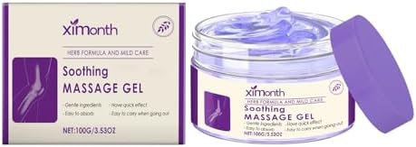 Soothing Relief Massage Gel, Joint Gel Purple Gel Soothes for Knees, Lumbar, Neck, Hands,Feet and Joint Activities Throughout.(100g) by Unknown