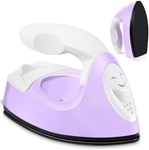 Honoson Mini Craft Iron with Charging Base Tiny,Light Purple by Honoson