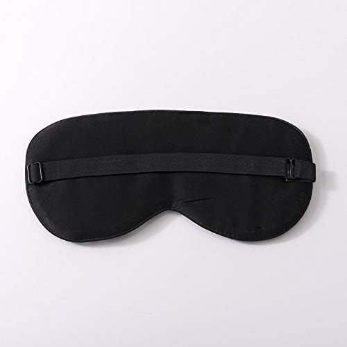Tim & Tina Silk Sleep Mask for Women Men Comfortable Blindfold Eye Mask with Adjustable Strap for Travel Yoga Nap Shift Work (Blue and White) - Image 2