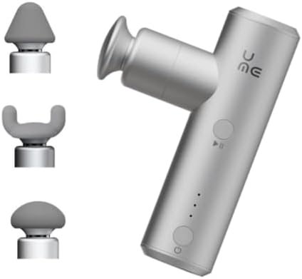 S1 mini Handheld Percussion Massage Gun Deep Muscle Tissue, Silver by breo