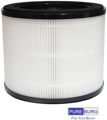 PUREBURG Replacement Filter Compatible with Coway Airmega 100 Air Purifier,2-Pack H13 HEPA Activated Carbon 2-in-1 3-Stage Filtration Air Clean Dust VOCs Odor - Image 4