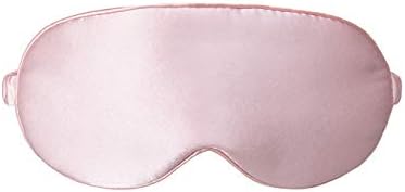 Mulberry Natural Silk Sleep Mask for Women & Men with Elastic Strap, Super Soft Sleeping Eye Mask, Size M, (Pink) by NMMGlobal