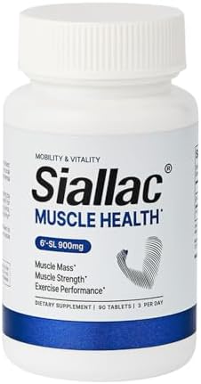Muscle Health - Made in USA - Enhance Muscle Mass & Strength, Fast Workout Recovery, Reduce Fatigue & Boost Exercise Performance, 6-Sialyllactose (6-SL), 900mg, 90 Tablets (1 Pack) - Image 4