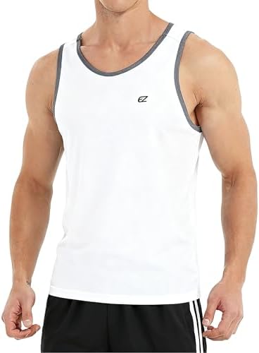 EZRUN Men's Quick Dry Workout Tank Top UPF 50+ Sweat-Wicking Gym Shirt - Image 5