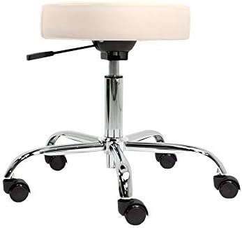EARTHLITE Pneumatic Massage Salon Drafting Stool - No Leaking (vs. Hydraulic), Adjustable, Rolling, CFC-Free / Medical Spa Facial Chair by Unknown