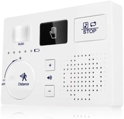KiaoTime Bathroom White Noise Machine for Bathroom Privacy Motion Activated, Bathroom Noise Blocker - Sound Machine of Running Water Masks The Sound of Toilet Bathroom Restroom - Image 2