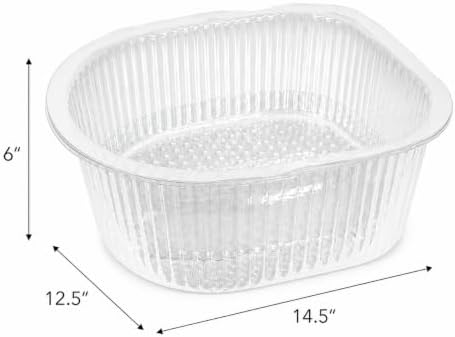ForPro Universal Pedi Bath Liners - 50% THICKER - Fit Footsie Bath Plus Foot Bath, Disposable Pedicure Foot Tub Liners for Foot Spa Basins & Foot Bath Soaks, Clear, 50-Count - Image 3