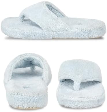 Acorn Women's Spa Thong Slippers with Cloud Contour Comfort - Arch Support and Plush Fluffy Terry Lining, Perfect for Beach, Camping, Poolside, or Bathroom Wear - Image 5