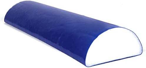 CanDo Premium TufCoat Blue Coated Half-Round Foam Rollers for Muscle Restoration, Massage Therapy, Rehabilitation, Sport Recovery and Physical Therapy for Home, Clinic and Gym by CanDo