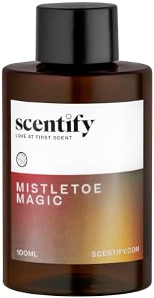 Scentify Holiday Mistletoe Magic Aroma Oil Christmas Refill Scent for Oil Diffusers - Pine, Oak, Moss, Clove, Cedar - Luxurious Relaxing Aromatherapy Fragrance 100ml, 3.38oz - Image 2