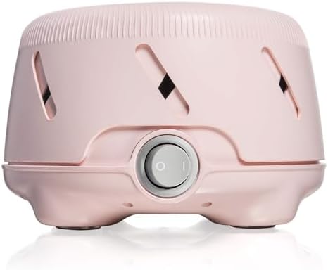 Yogasleep Dohm Uno White Noise Sound Machine, Real Fan Inside for Non-Looping White Noise, Sleep Aid, Office Privacy & Meditation for Adults & Baby, Registry Gift (Pink) by Yogasleep