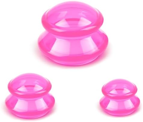 Silicone Cupping Therapy Sets (Set of 3), Cupping Kit for Massage Therapy by Unknown