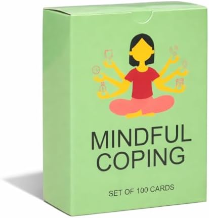 100 Coping Skills Cards for Teens & Adults, Ages 12+ – Mindfulness, Self-Care and Stress Management Activities for Emotional Wellness, Reflection and Calm by MindfulnessWellness