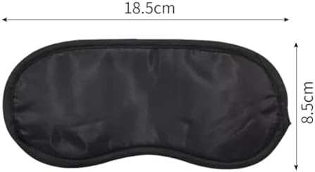 Sleep Mask for Women and Men Eye Mask, Comfortable Soft Eye Shade Cover for Travel, Black 1 Pcs - Image 4