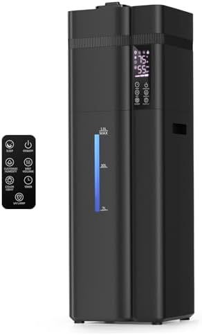 13L/3.43Gal Humidifier Large Room, 800ft² Coverage, 100H Runtime, Auto Humidity Control, Top Fill, Humidifiers for Bedroom, 35dB Quiet, Sleep Mode, Aroma Diffuser, 24H Timer, Auto Shut-off Protection by NexvaDirect