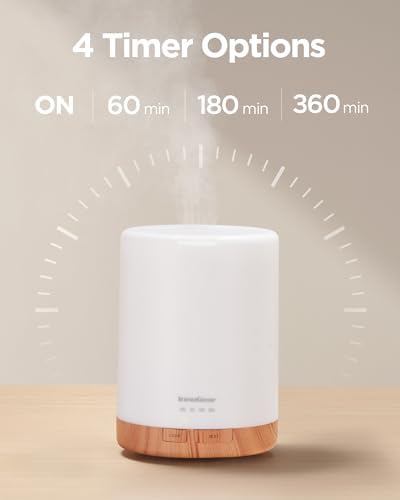 InnoGear 300ml Aromatherapy Essential Oil Diffuser 8 Oils Gift Set - Image 3