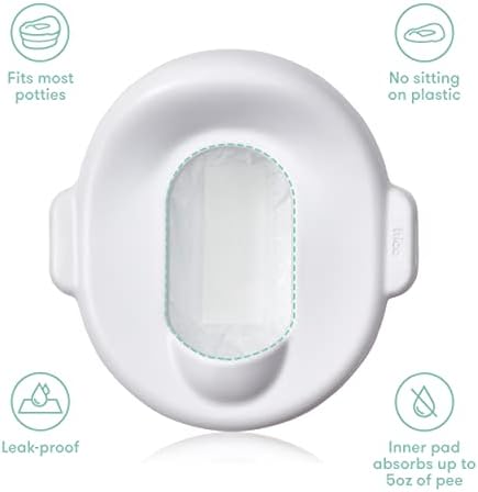 Frida Baby Poo + Pee Potty Liners, Leak-Proof, Easy Cleanup, 30 Count - Image 4