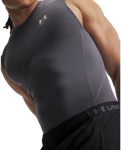 Under Armour Men's HeatGear Compression Sleeveless T-Shirt - Image 3