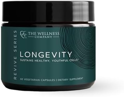 LONGEVITY — NR & Glutathione for Cellular Function, Energy & Vitality, 60ct by TheWellnessCompany