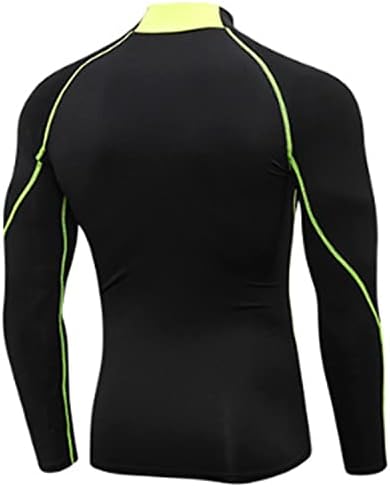 SPVISE Men's Compression Shirts Long Sleeve Mock Turtleneck Workout Tops - Image 4