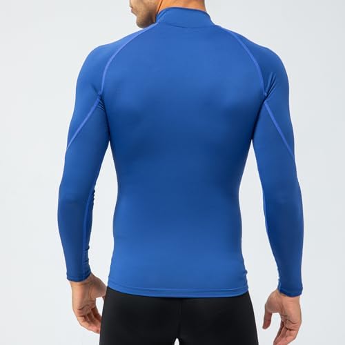 SPVISE Men's Compression Shirts Long Sleeve Mock Turtleneck Workout Tops - Image 6