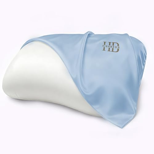 HighBeds Cervical Neck Pillowcase - Blue-2-Pack by HighBeds