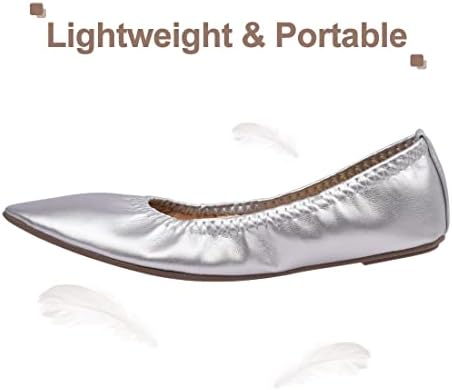 Women's Ballet Flat Slip On Flats - Classic Casual Dress Shoes, Foldable Portable Travel Ballet Walking Shoes - Image 2