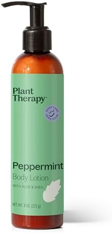 Plant Therapy Peppermint Body Lotion with Aloe and Shea, 8 oz by PlantTherapy