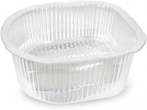 ForPro Professional Collection Universal Pedi Bath Liners - 50% THICKER - Fit Footsie Bath, Disposable Pedicure Foot Tub Liners for Foot Spa Basins & Foot Bath Soaks, Clear, 100-Count by ForProProfessionalCollection