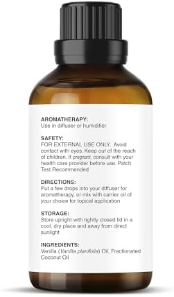 Majestic Pure Vanilla Essential Oil for Diffuser - 0.3 Fl Oz - Image 6
