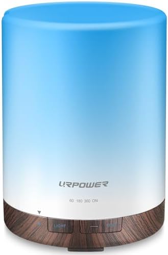 URPOWER 300mL Essential Oil Diffuser Ultrasonic Aromatherapy Diffuser by URPOWER