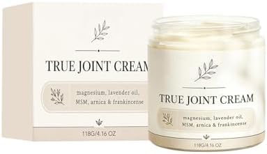 True Joint Cream, Magnesium & MSM Body Cream with Lavender Oil, Arnica and Frankincense, Moisturizing Massage Cream for Daily Skin Care, Non-Greasy Formula.1PC by Deuiosna