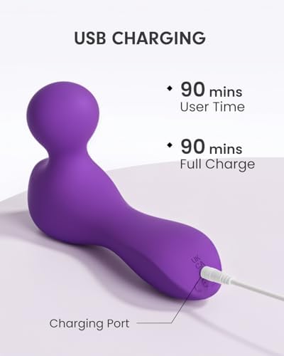 Mini Massager, Handheld Cordless Compact Silent Body Relaxation Massage Tool - Image 2