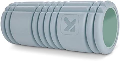 TRIGGERPOINT Performance Therapy Grid Patented Multi-Density Foam Massage Roller (80% Recycled) Exercise, Deep Tissue Muscle Recovery - Muscle Pain&Tightness, Improves Circulation (13"), Blue by TriggerPointPerformance