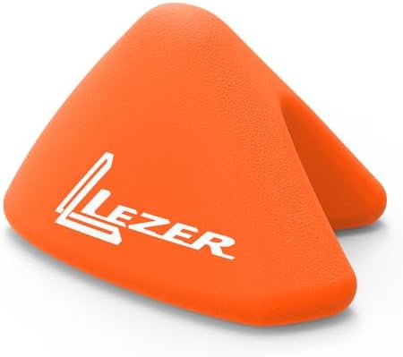 LEZER Trigger Massage Point, Manual Massage Ball, Hip Hook, Muscle Knot Release Tool, Deep Tissue Relief, Hip Flexor Iliacus Back Psoas Hand Foot Myofascial, Physical Therapy, 2.9 inｘ2.1 in（Orange） by LEZER