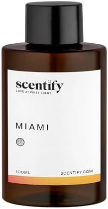 Scentify Miami Aroma Oil Refill Scent for Oil Diffusers - Creamy, Cashmere, Sandalwood, Musk Scents - Luxurious Relaxing Aromatherapy Diffuser Fragrance 100ml, 3.38 oz - Image 2
