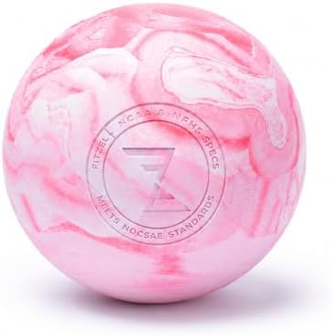 FITZELAR Massage Lacrosse Balls for Myofascial Release, Quality Certification, Massage Deep Tissue for Back and Shoulder, Trigger Point Therapy, Muscle Knots, Relieving Muscle Pain (Pink.) by FITZELAR