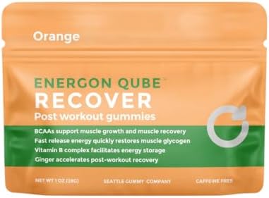 SGC Recover Post-Workout Gummies, Orange Ginger, 12-Pack - Image 2
