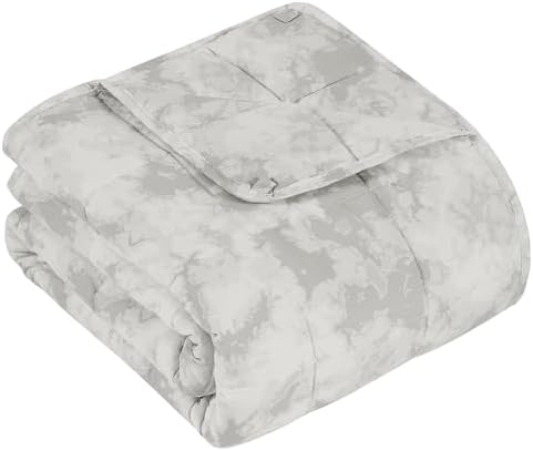 Topcee Weighted Blanket for Adults (15 lbs, 60" x 80") Queen Size Soft Cooling Heavy Blanket Sleeping, Apply to 130-160 lbs Body, Thick Breathable Blanket with Glass Bead, Easy Care by Topcee%E2%80%94ForYourGoodSleep